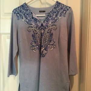 J McLaughlin size small gently used tunic.